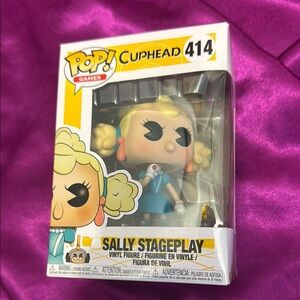 New in box Funko Pop! Games Cuphead Sally Stageplay Vinyl Figure